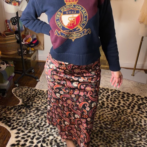 LOFT Dresses & Skirts - LOFT Multicolor Paisley Maxi Skirt